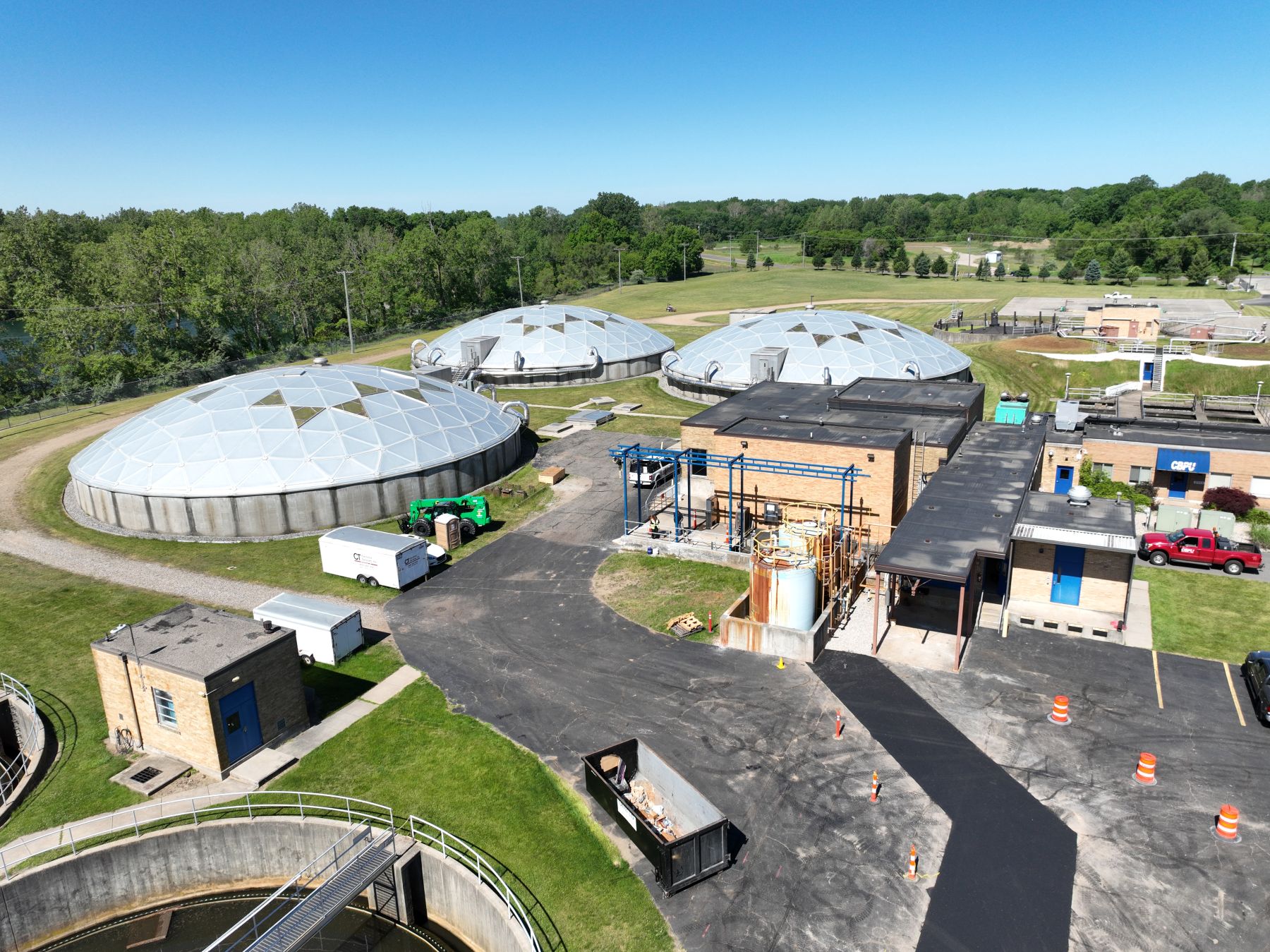 Coldwater WRRF (Water Resource Recovery Facility) construction details in Coldwater, MI by R. Yoder Construction